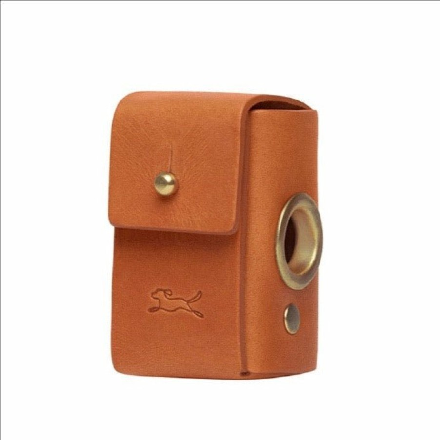 Leads LISH | Coopers Butter Brown Luxury Designer Poop Bag Dispenser