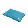 Beds LISH | Luxury Linen Pillow Designer Dog Bed Teal Blue