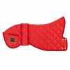 Coats LISH | Chigwell Quilted Luxury Red Dog Coat For Whippets