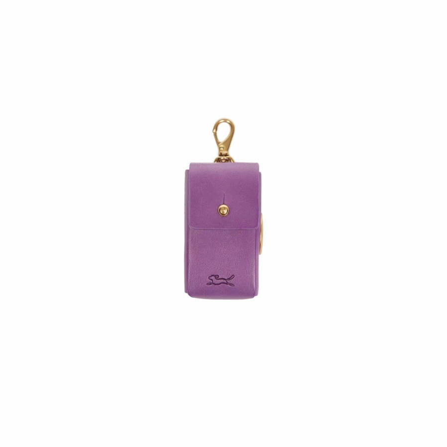 Leads LISH | Coopers Violet Purple Luxury Designer Poop Bag Dispenser