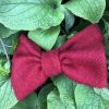 Occasion Wear LISH | Bow Wow Dog Bow Tie - Bardsey Red Harris Tweed