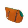 Carriers LISH | Winkley Pea Green & Terracotta Luxury Designer Pet Carrier And Travel Bed