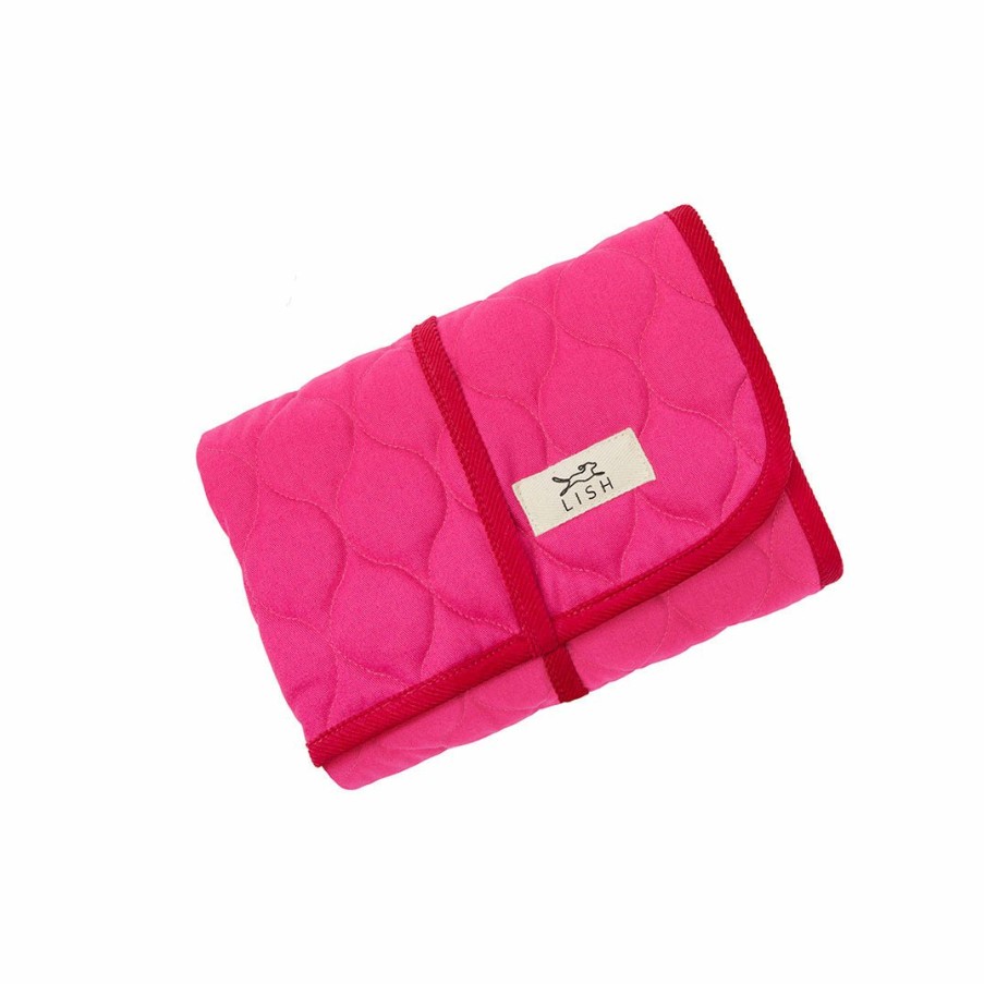 The Jet Setter LISH | Winkley Pink Designer Travel Pet Blanket