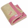 Blankets LISH | Rose Pink Harris Tweed Luxury Designer Dog Blanket