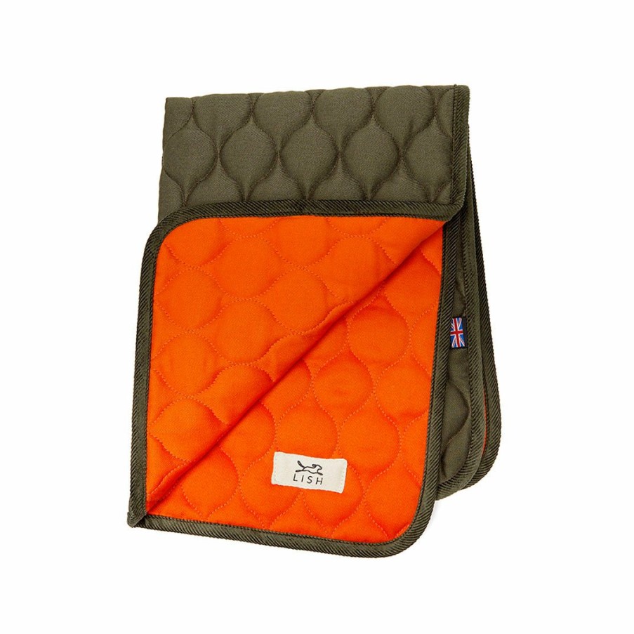 The Jet Setter LISH | Winkley Orange Designer Pet Travel Blanket