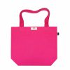 The Jet Setter LISH | Pink Winkley Cotton Tote Bag