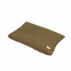 Beds LISH | Luxury Linen Pillow Designer Dog Bed Khaki Green