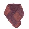 Sweaters LISH | Smithy Mauve & Pink Stripe Pull-On Dog Neck Warmer