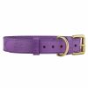 Collars LISH | Coopers Violet Luxury Leather Designer Dog Collar