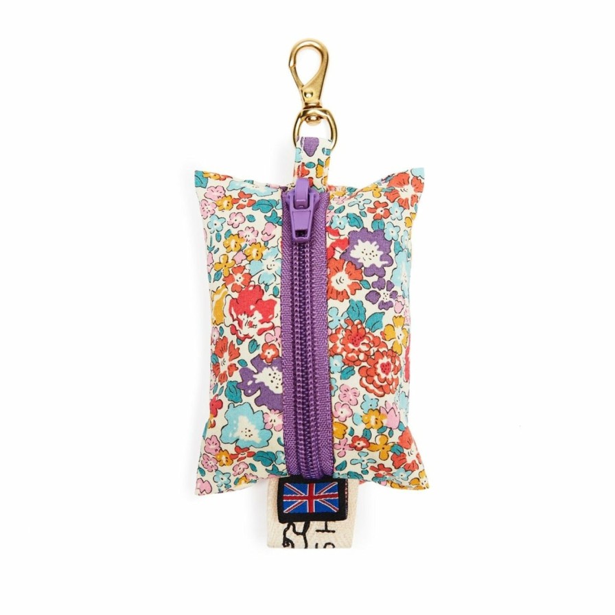 Poop LISH | Liberty Print Purple Floral Poop Bag Dispenser