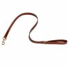 Leads LISH | Coopers Toffee Brown Italian Leather Luxury Designer Dog Lead