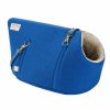 Carriers LISH | Herbert Cobalt Blue Harris Tweed Luxury Pet Carrier