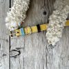 Collars LISH | Braithwaite Mustard Yellow Luxury Leather Designer Dog Collar