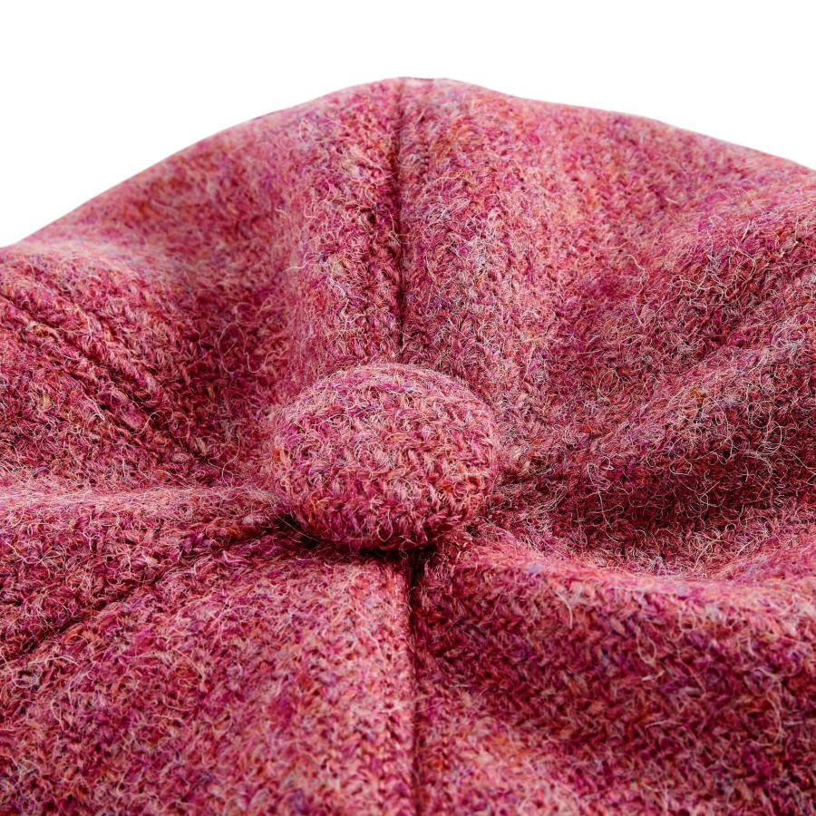 Occasion Wear LISH | Rose Pink Harris Tweed Baker Boy Dog Hat