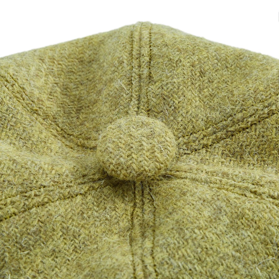 Occasion Wear LISH | Fern Green Harris Tweed Baker Boy Dog Hat